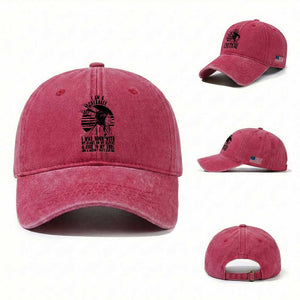 Native American Heritage Pride Gift Washed Cotton Baseball Cap I Am A Cherokee Born With Heart On My Sleeve