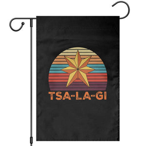 Tsalagi Seven Pointed Star Garden Flag Cherokee Native American Heritage