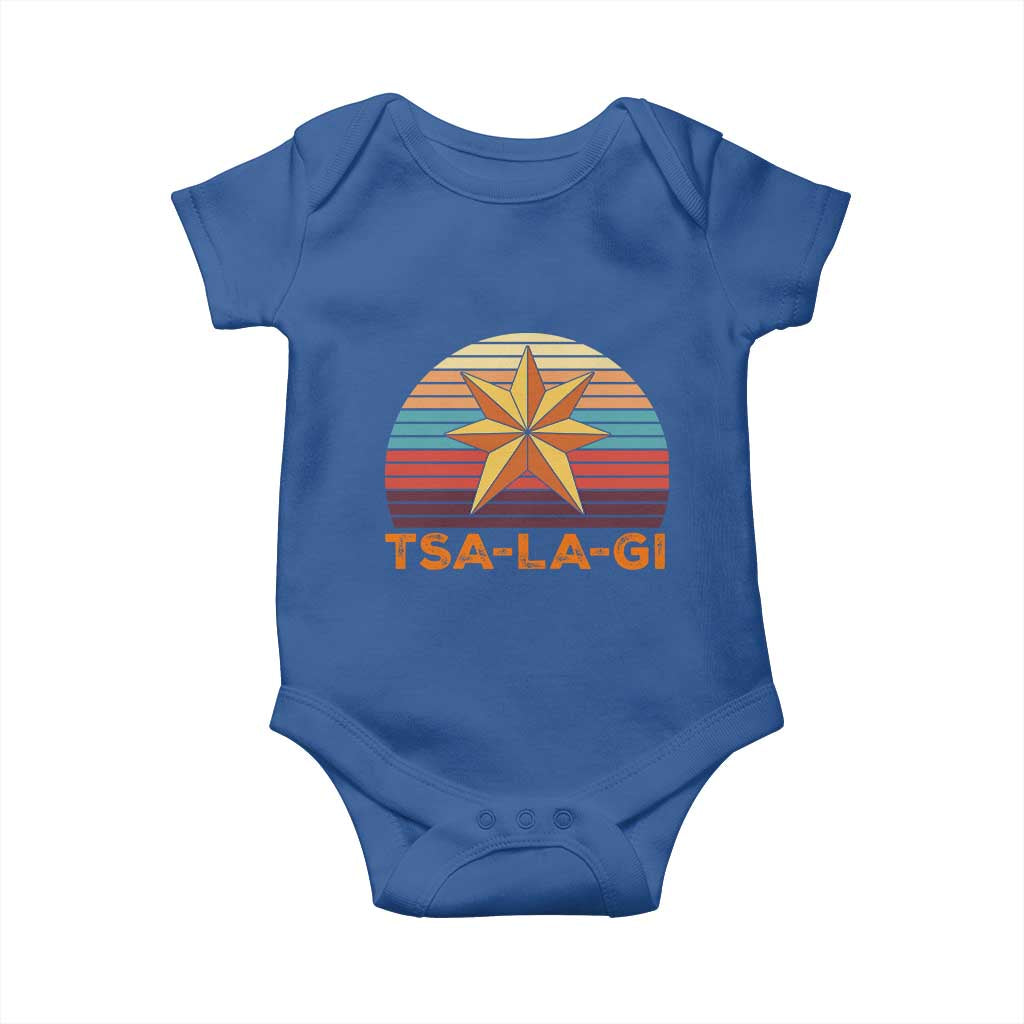 Tsalagi Seven Pointed Star Baby Onesie Cherokee Native American Heritage