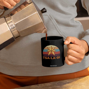 Tsalagi Seven Pointed Star Coffee Mug Cherokee Native American Heritage