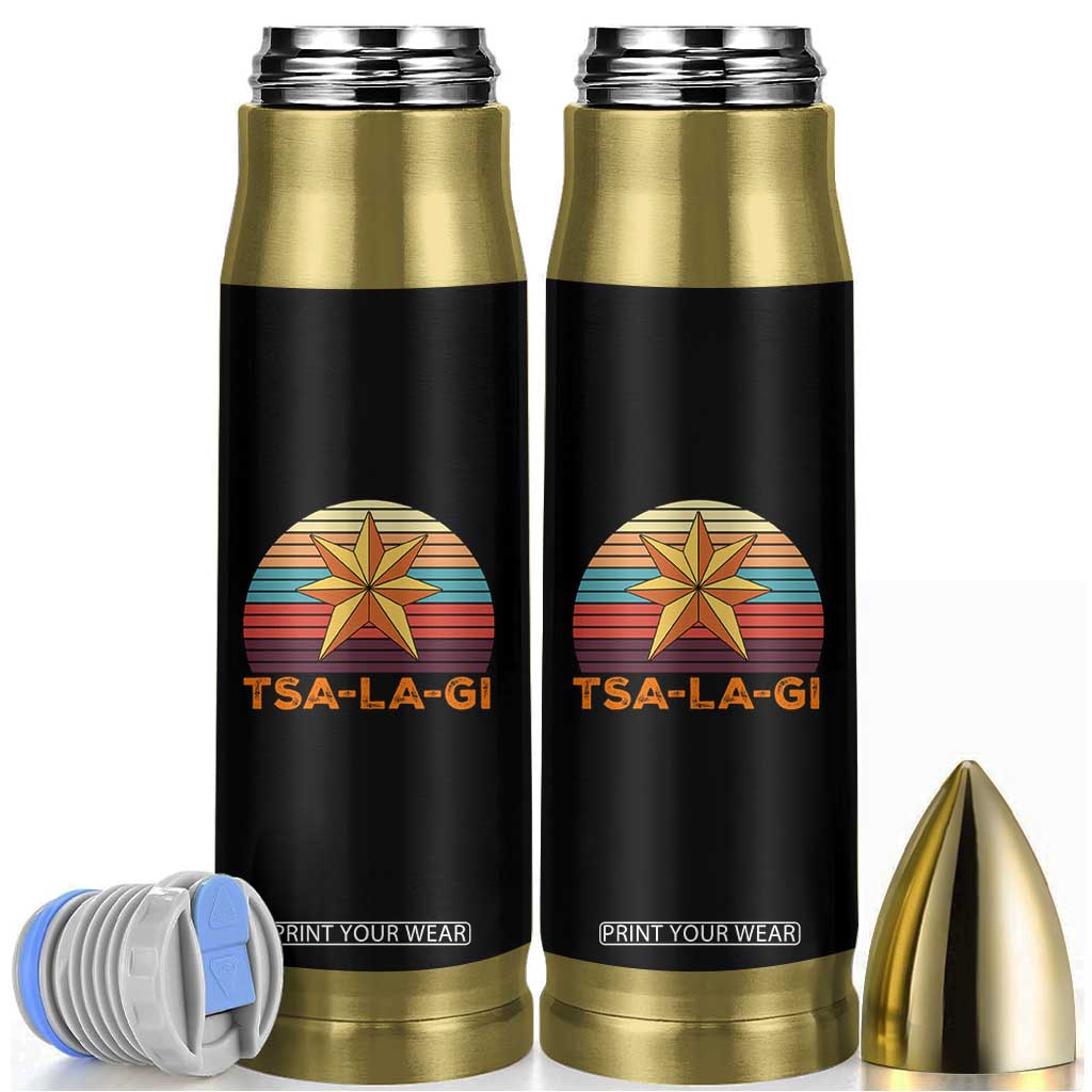 Tsalagi Seven Pointed Star Bullet Tumbler Cherokee Native American Heritage TS12 Black Print Your Wear