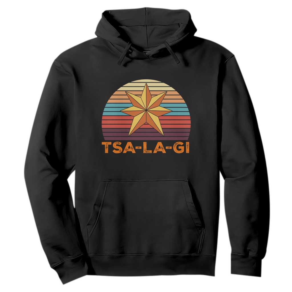 Tsalagi Seven Pointed Star Hoodie Cherokee Native American Heritage TS12 Black Print Your Wear