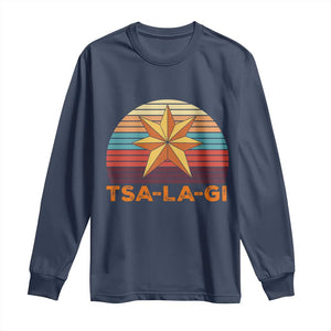 Tsalagi Seven Pointed Star Long Sleeve Shirt Cherokee Native American Heritage