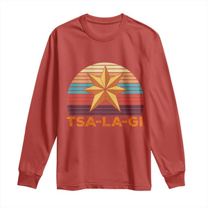 Tsalagi Seven Pointed Star Long Sleeve Shirt Cherokee Native American Heritage