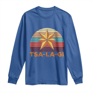 Tsalagi Seven Pointed Star Long Sleeve Shirt Cherokee Native American Heritage
