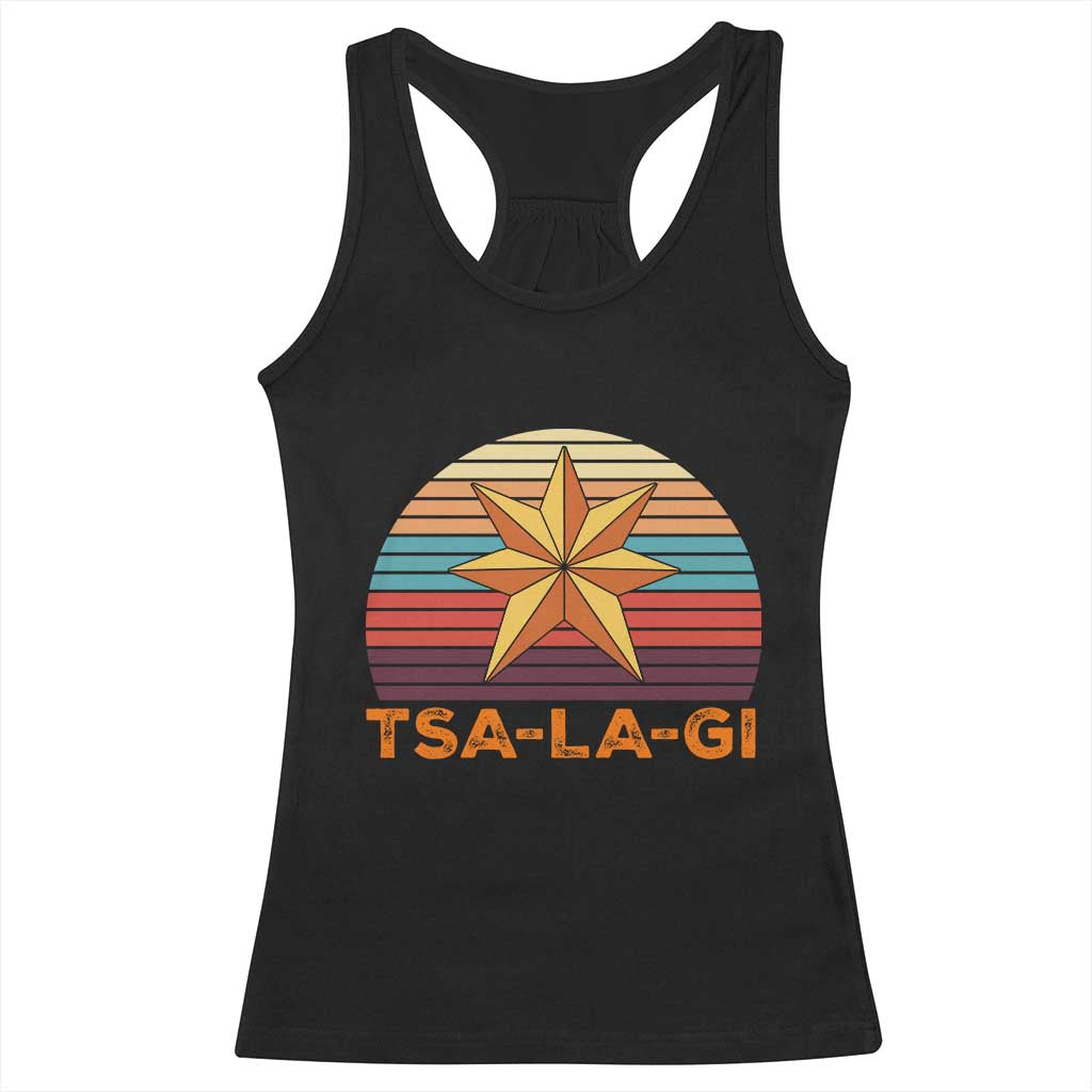 Tsalagi Seven Pointed Star Racerback Tank Top Cherokee Native American Heritage