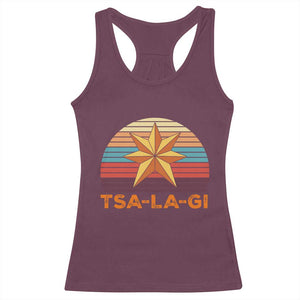 Tsalagi Seven Pointed Star Racerback Tank Top Cherokee Native American Heritage