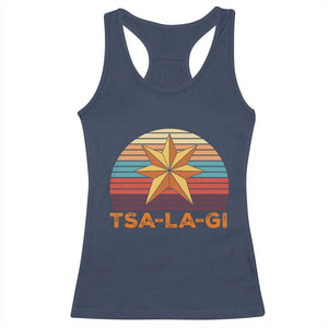 Tsalagi Seven Pointed Star Racerback Tank Top Cherokee Native American Heritage