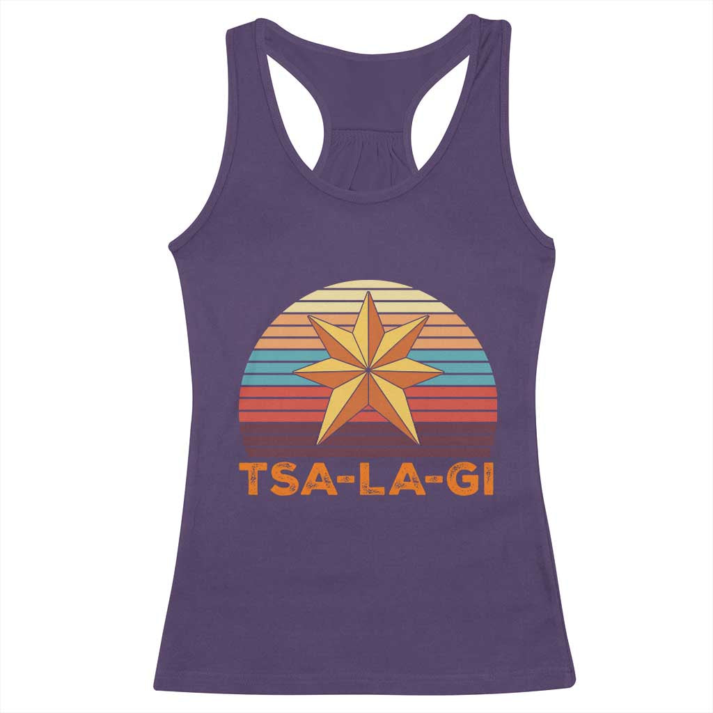Tsalagi Seven Pointed Star Racerback Tank Top Cherokee Native American Heritage