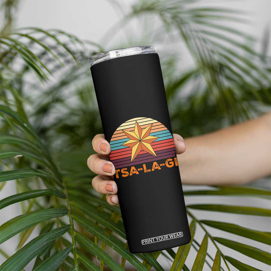 Tsalagi Seven Pointed Star Skinny Tumbler Cherokee Native American Heritage