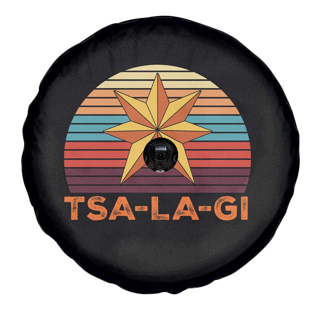 Tsalagi Seven Pointed Star Spare Tire Cover Cherokee Native American Heritage