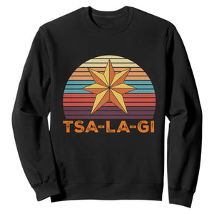Tsalagi Seven Pointed Star Sweatshirt Cherokee Native American Heritage