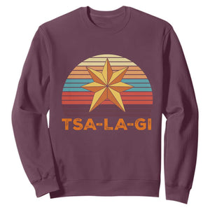Tsalagi Seven Pointed Star Sweatshirt Cherokee Native American Heritage