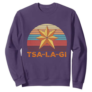 Tsalagi Seven Pointed Star Sweatshirt Cherokee Native American Heritage