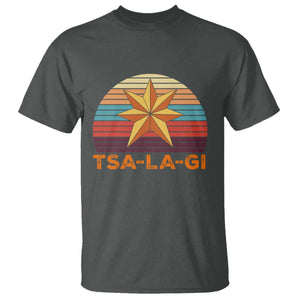 Tsalagi Seven Pointed Star T Shirt Cherokee Native American Heritage