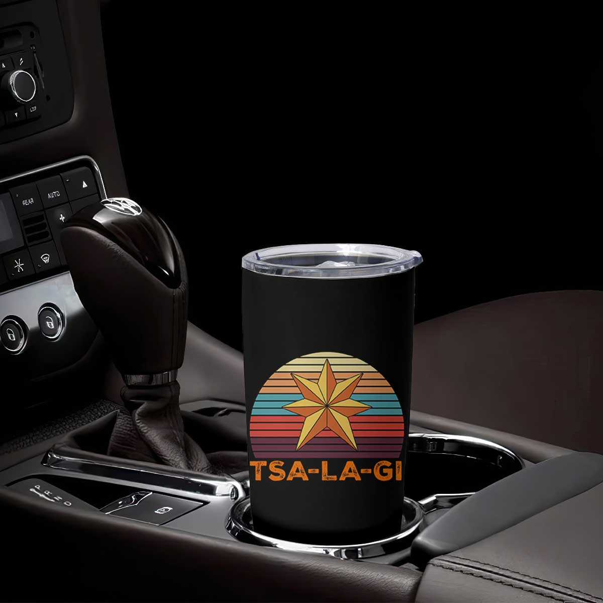 Tsalagi Seven Pointed Star Tumbler Cup Cherokee Native American Heritage