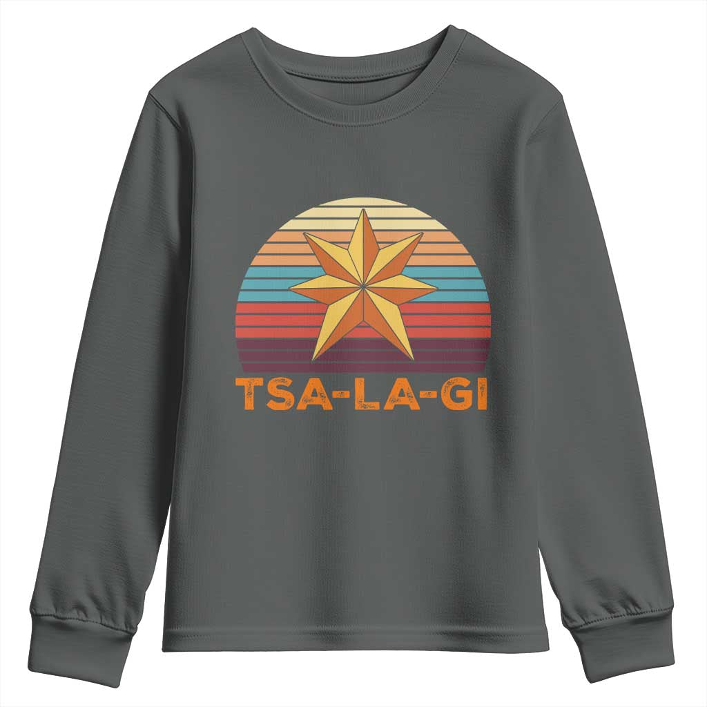 Tsalagi Seven Pointed Star Youth Sweatshirt Cherokee Native American Heritage