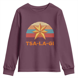 Tsalagi Seven Pointed Star Youth Sweatshirt Cherokee Native American Heritage