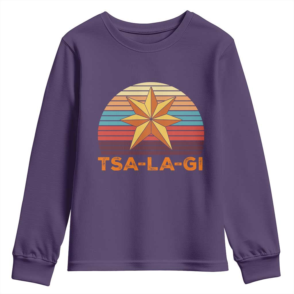 Tsalagi Seven Pointed Star Youth Sweatshirt Cherokee Native American Heritage