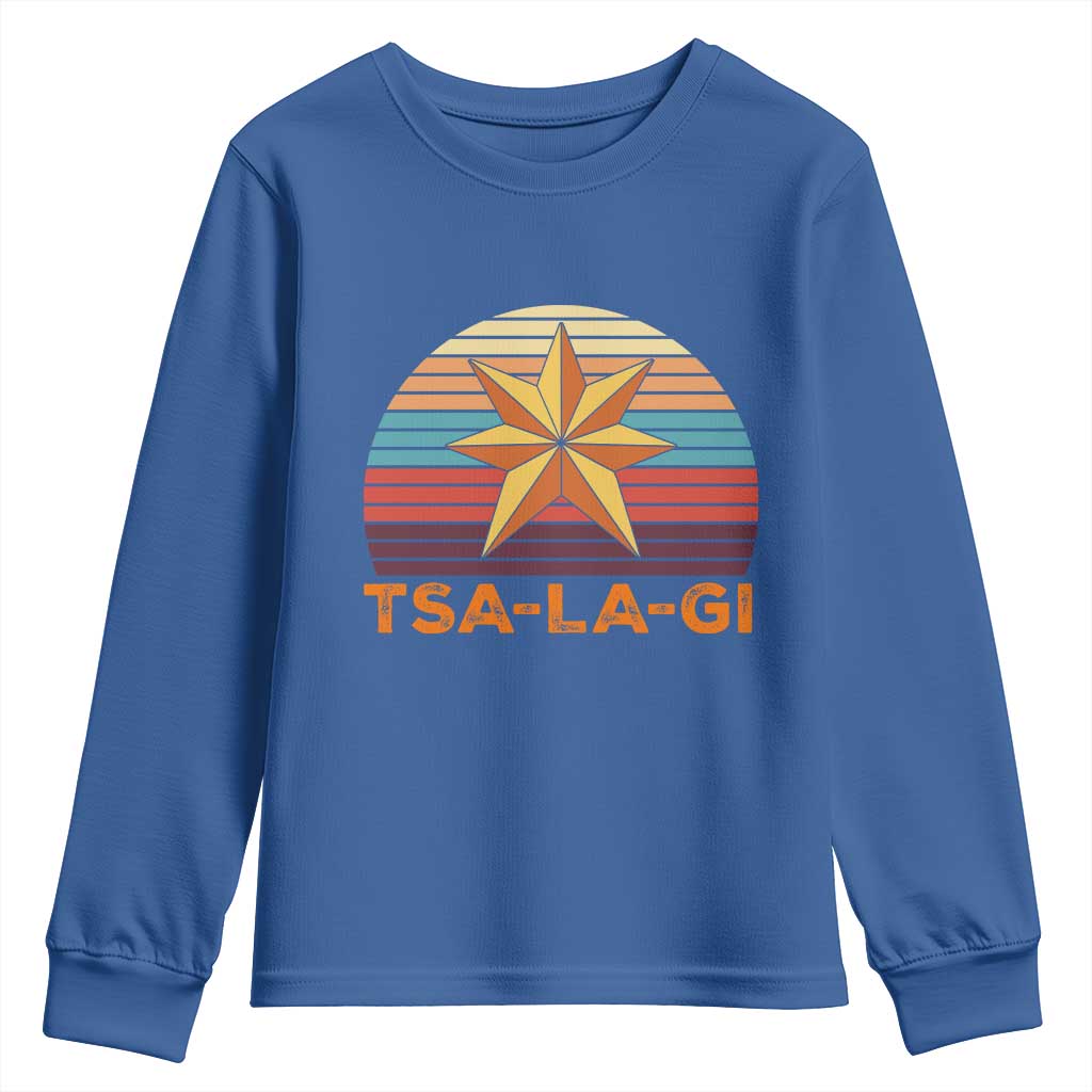 Tsalagi Seven Pointed Star Youth Sweatshirt Cherokee Native American Heritage