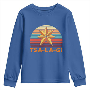 Tsalagi Seven Pointed Star Youth Sweatshirt Cherokee Native American Heritage