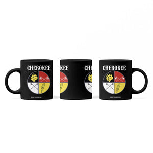 Cherokee Cultural Pride Coffee Mug Native American Medicine Wheel Art