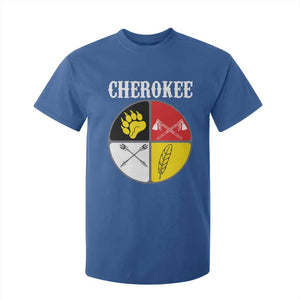 Cherokee Cultural Pride T Shirt For Kid Native American Medicine Wheel Art