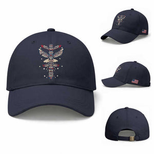 Native American Totem Pole Baseball Cap Pacific Northwest Indigenous Tribal