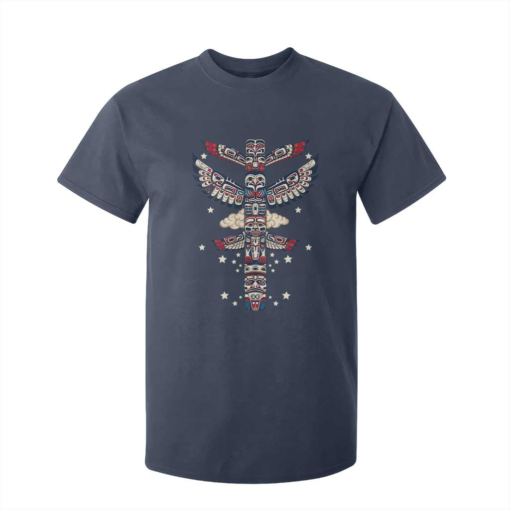 Native American Totem Pole T Shirt For Kid Pacific Northwest Indigenous Tribal