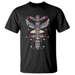 Native American Totem Pole T Shirt Pacific Northwest Indigenous Tribal