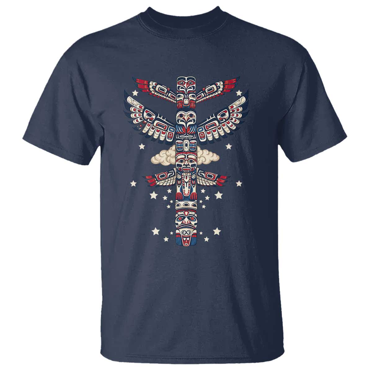 Native American Totem Pole T Shirt Pacific Northwest Indigenous Tribal