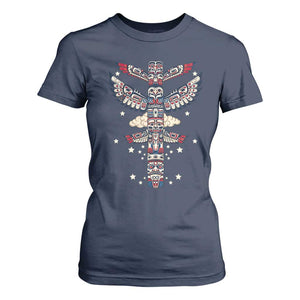 Native American Totem Pole T Shirt For Women Pacific Northwest Indigenous Tribal