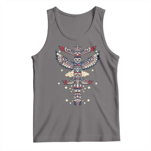 Native American Totem Pole Tank Top Pacific Northwest Indigenous Tribal