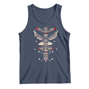 Native American Totem Pole Tank Top Pacific Northwest Indigenous Tribal