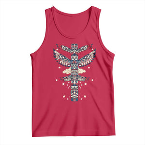 Native American Totem Pole Tank Top Pacific Northwest Indigenous Tribal