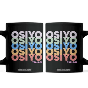 Osiyo Tsalagi Cherokee Native American Pride Coffee Mug Retro Stacked Typography
