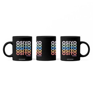 Osiyo Tsalagi Cherokee Native American Pride Coffee Mug Retro Stacked Typography