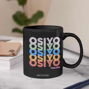 Osiyo Tsalagi Cherokee Native American Pride Coffee Mug Retro Stacked Typography