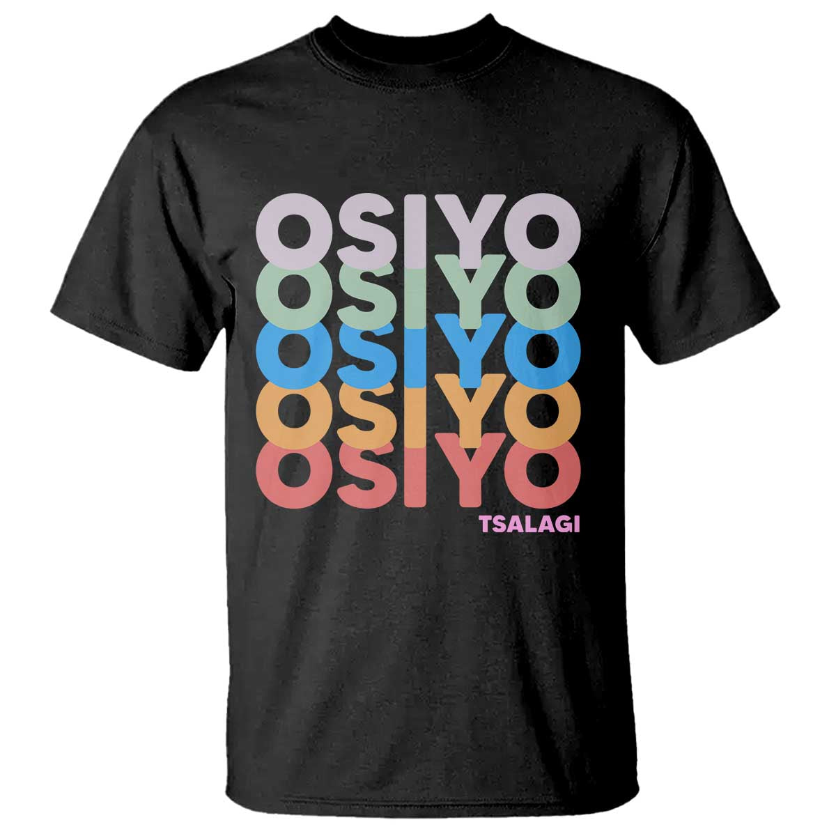 Osiyo Tsalagi Cherokee Native American Pride T Shirt Retro Stacked Typography