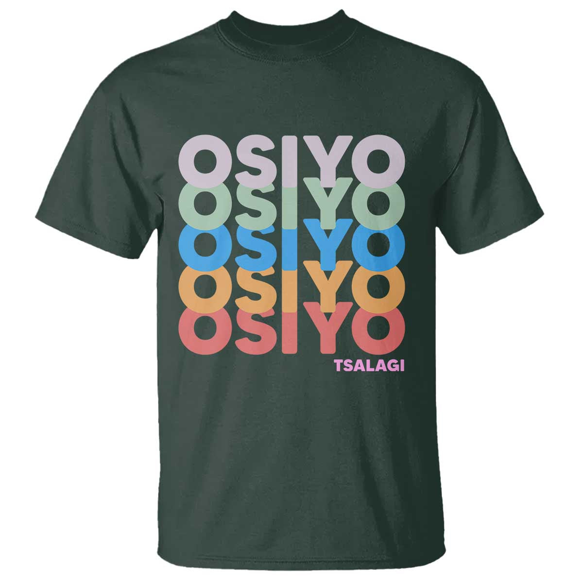 Osiyo Tsalagi Cherokee Native American Pride T Shirt Retro Stacked Typography