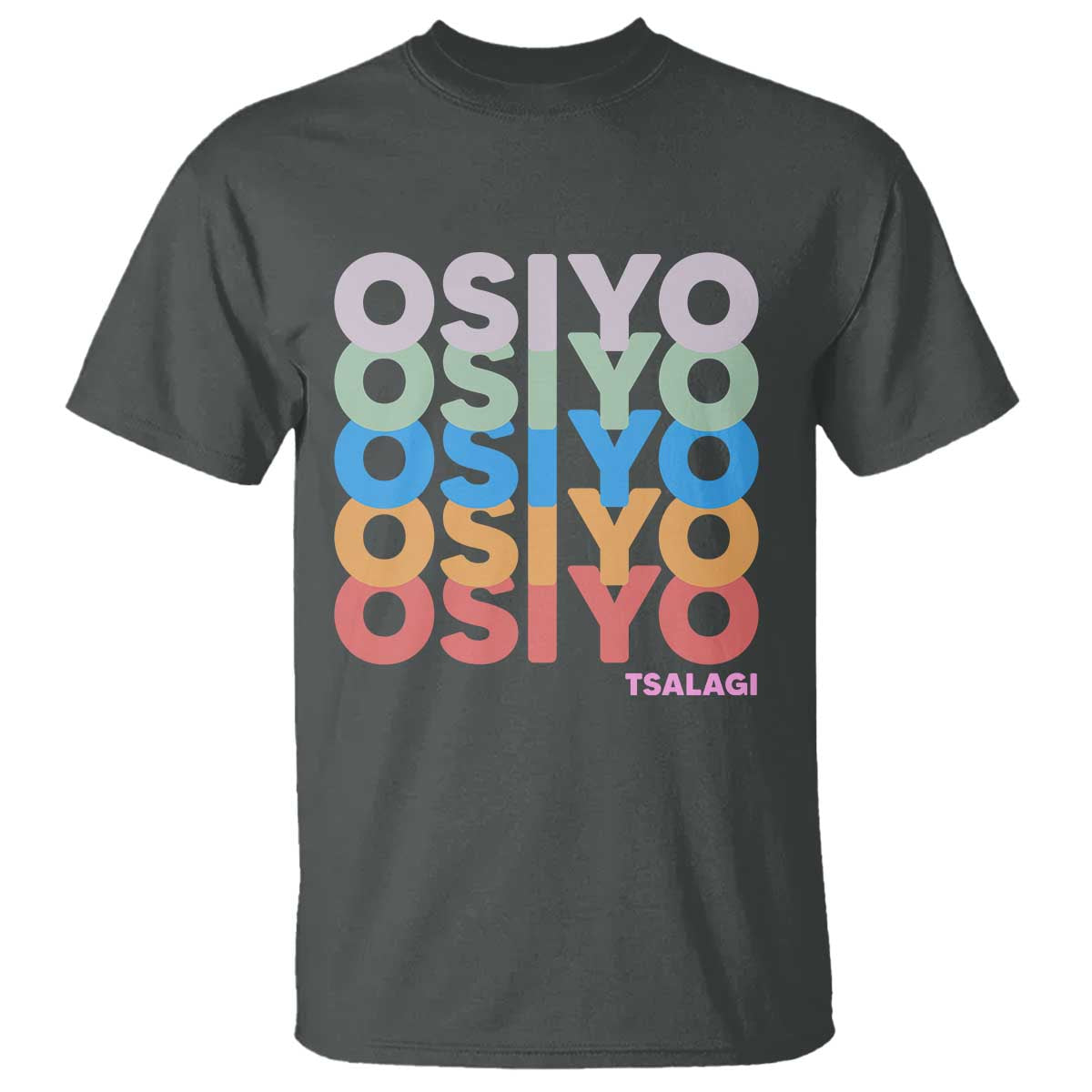 Osiyo Tsalagi Cherokee Native American Pride T Shirt Retro Stacked Typography