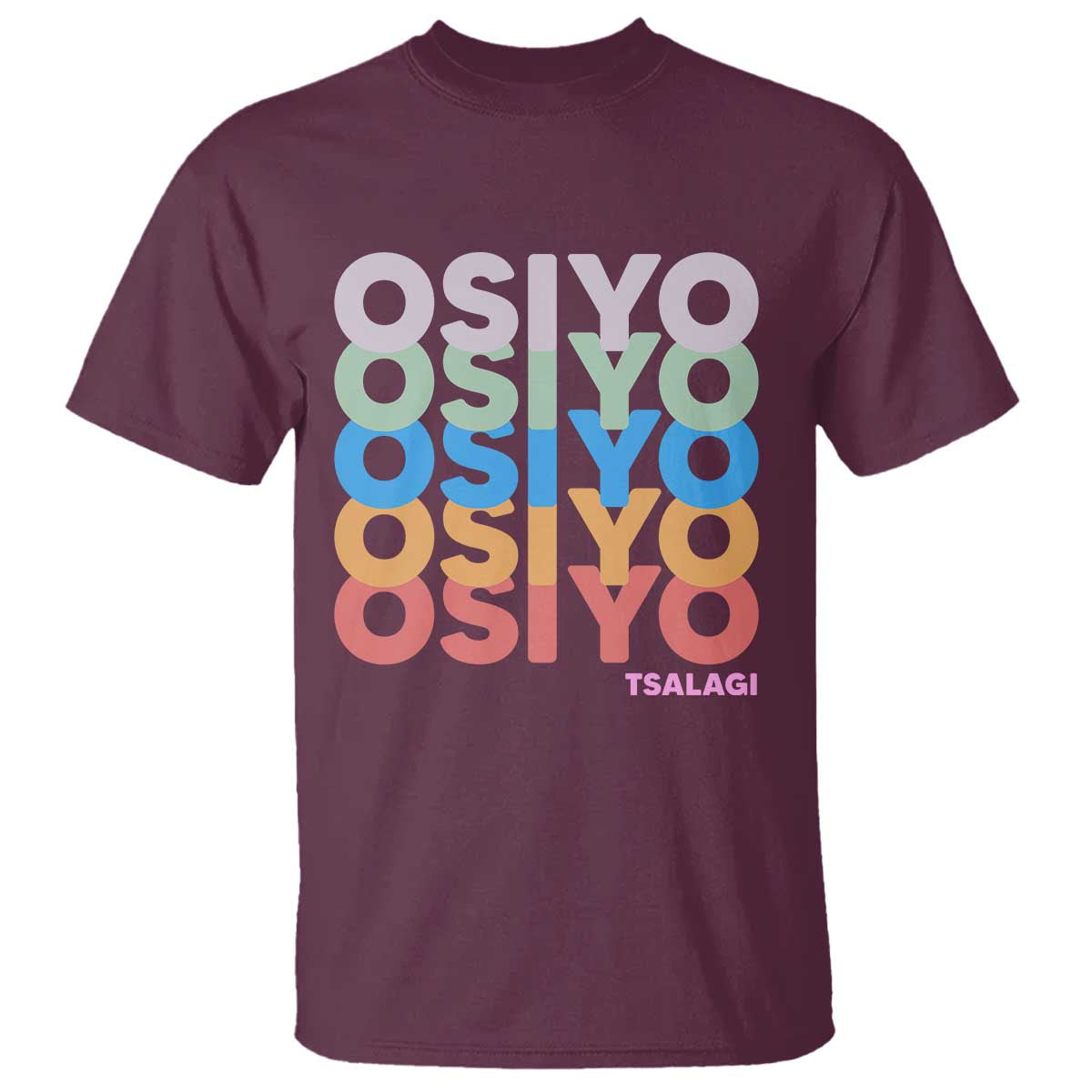 Osiyo Tsalagi Cherokee Native American Pride T Shirt Retro Stacked Typography