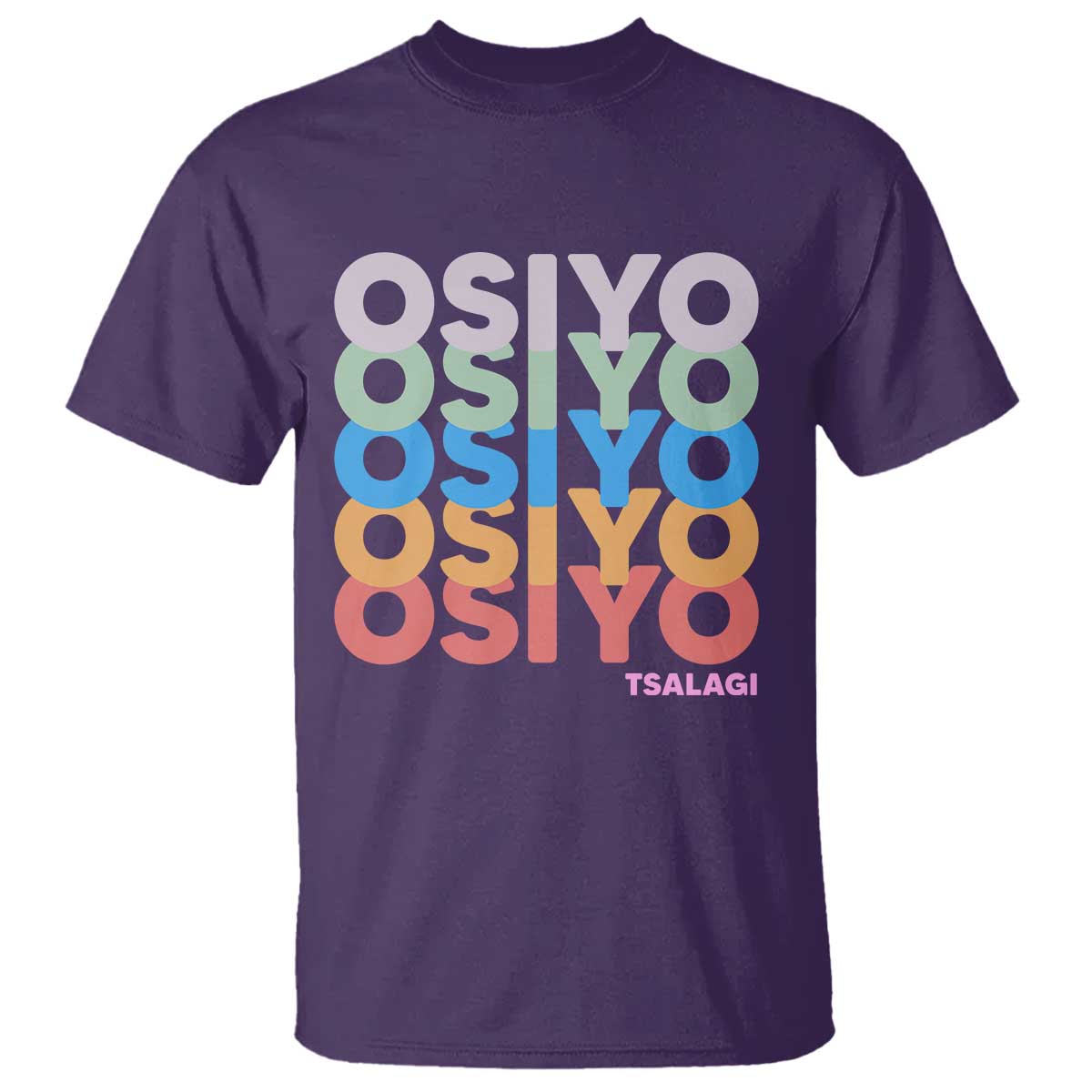 Osiyo Tsalagi Cherokee Native American Pride T Shirt Retro Stacked Typography