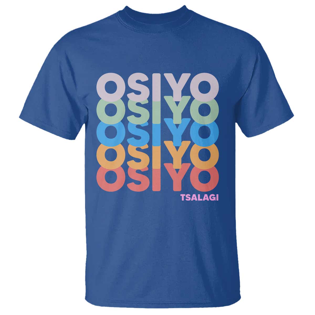 Osiyo Tsalagi Cherokee Native American Pride T Shirt Retro Stacked Typography