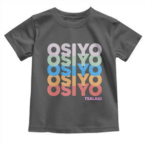 Osiyo Tsalagi Cherokee Native American Pride Toddler T Shirt Retro Stacked Typography