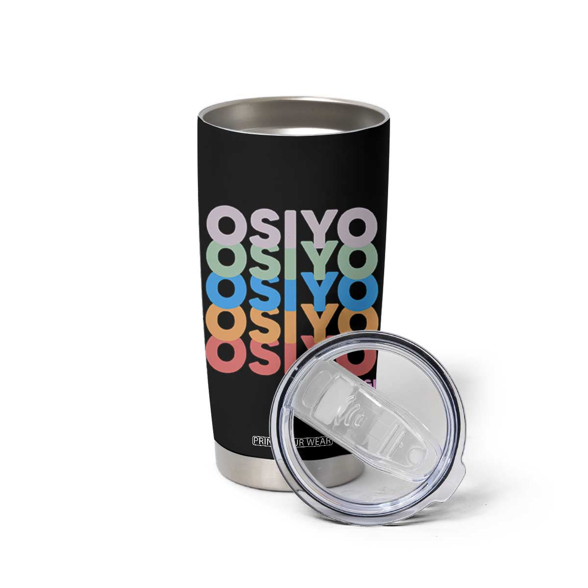 Osiyo Tsalagi Cherokee Native American Pride Tumbler Cup Retro Stacked Typography