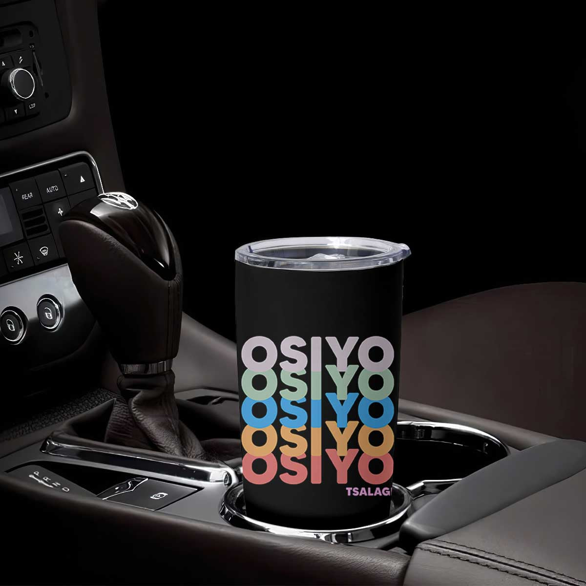 Osiyo Tsalagi Cherokee Native American Pride Tumbler Cup Retro Stacked Typography