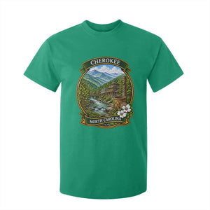 Vintage Great Smoky Mountains T Shirt For Kid Cherokee North Carolina Landscape
