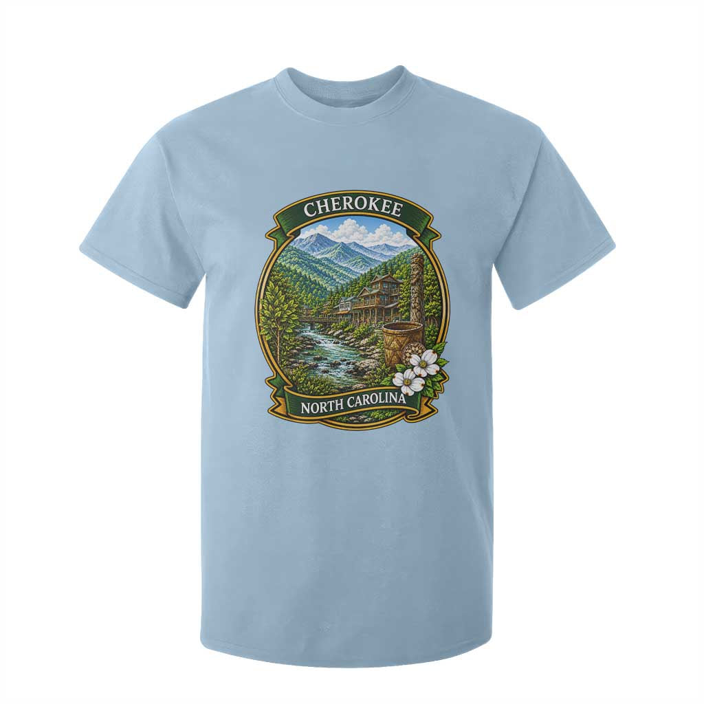 Vintage Great Smoky Mountains T Shirt For Kid Cherokee North Carolina Landscape