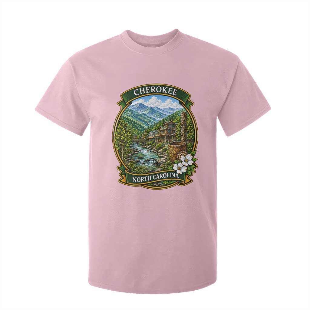Vintage Great Smoky Mountains T Shirt For Kid Cherokee North Carolina Landscape